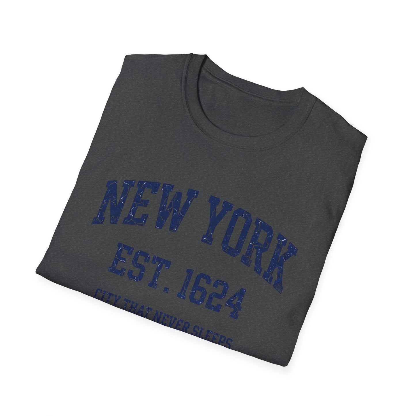New York Unisex Vintage T-shirt "City That Never Sleeps"