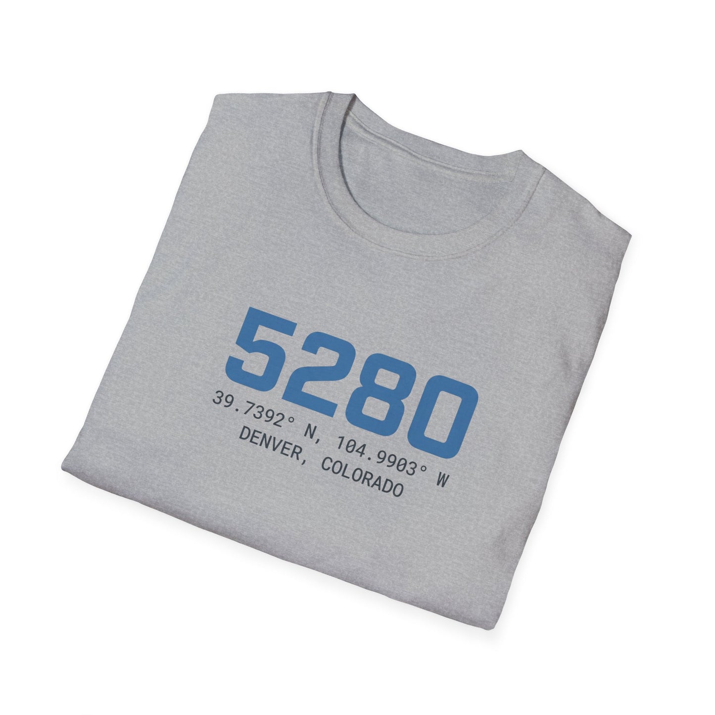 Denver, Colorado 5280 Coordinates Unisex T-shirt