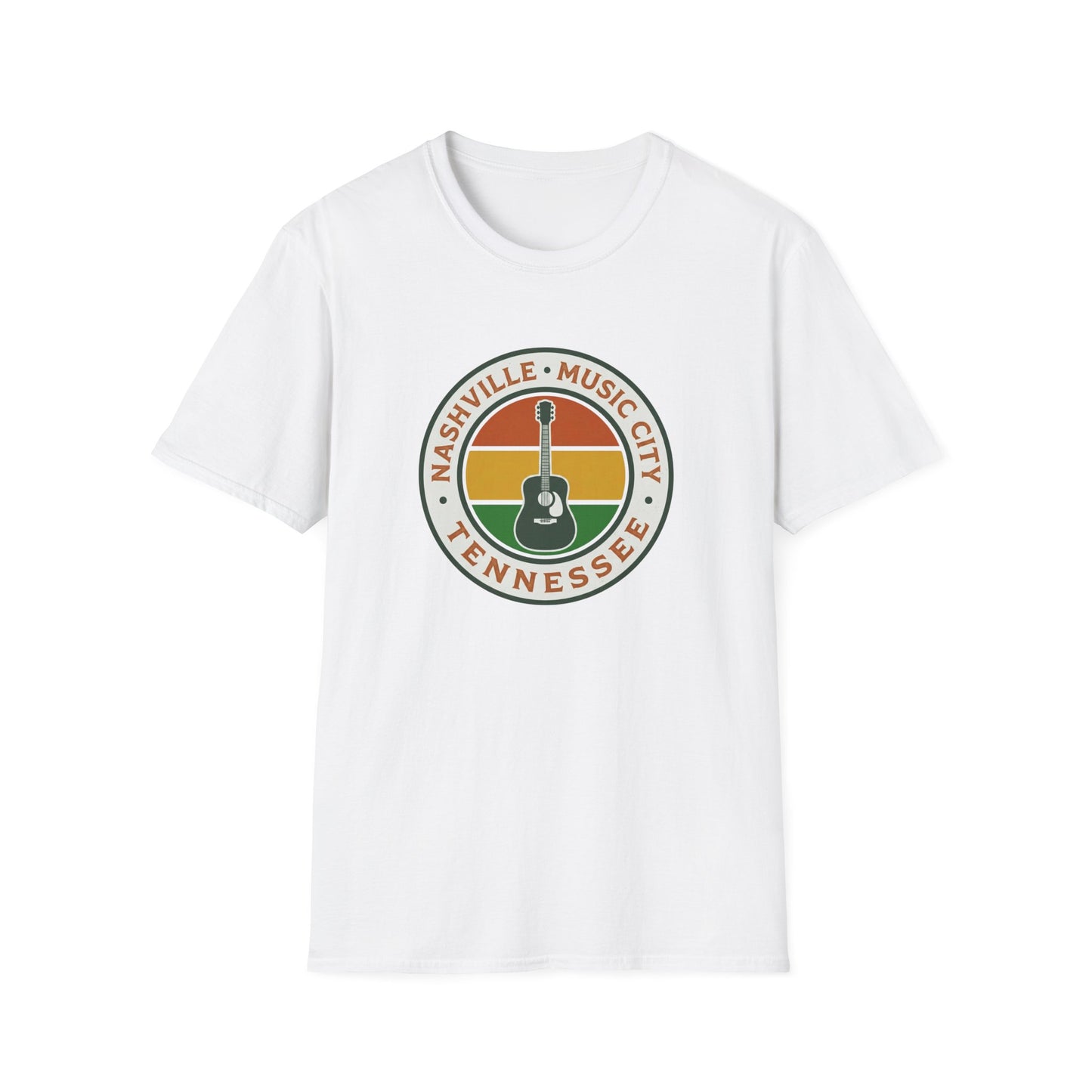 Nashville, Tennessee Unisex Vintage T-shirt Music City
