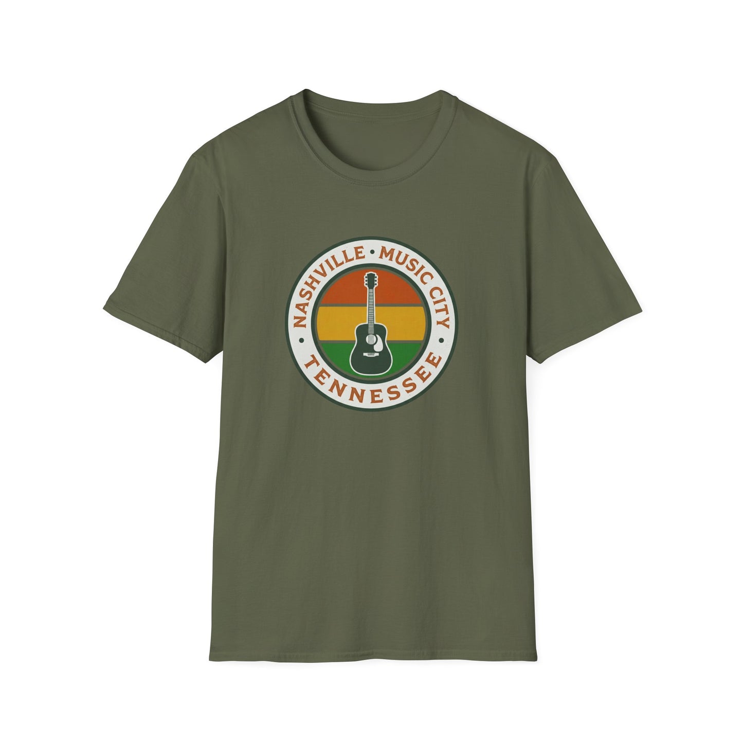 Nashville, Tennessee Unisex Vintage T-shirt Music City