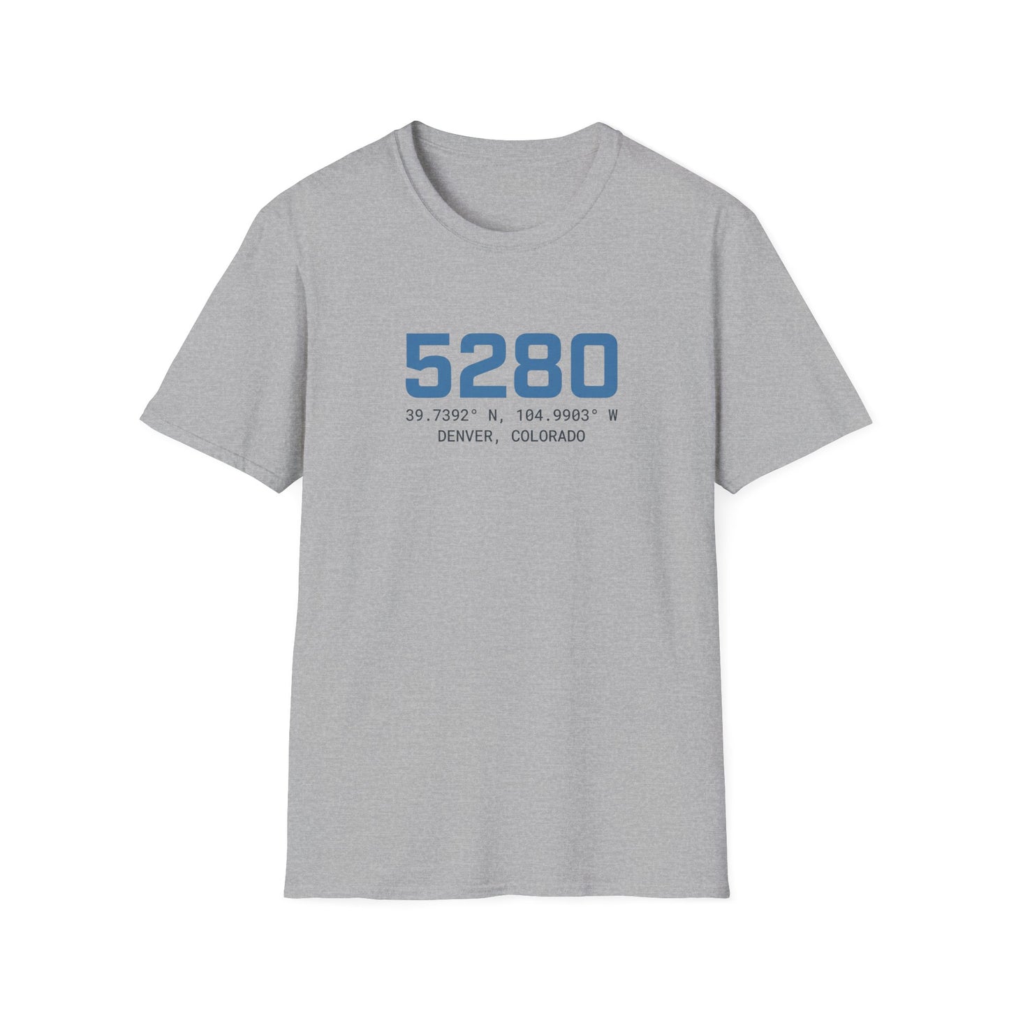 Denver, Colorado 5280 Coordinates Unisex T-shirt