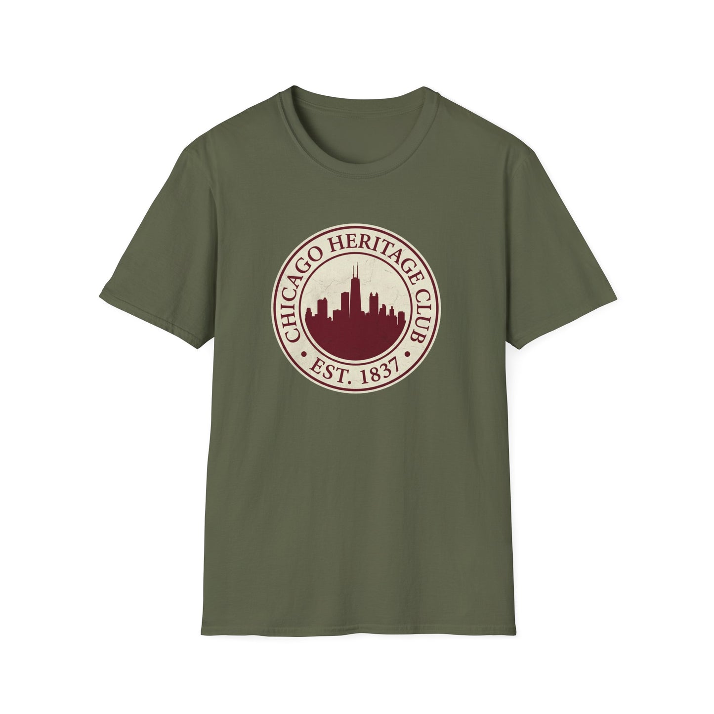 Chicago, Illinois Unisex Vintage T-shirt