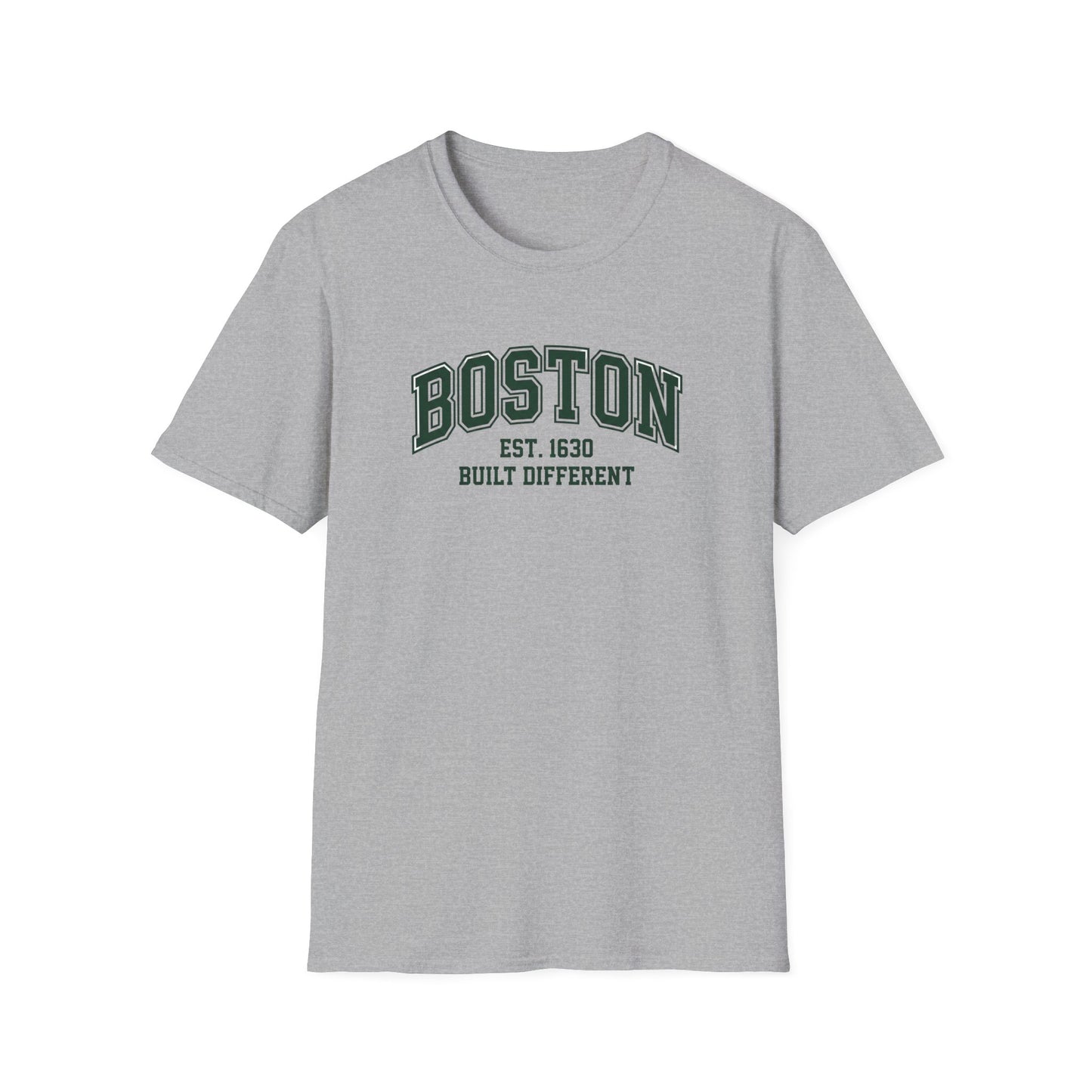 Boston, Massachusetts "Built Different" Unisex T-shirt