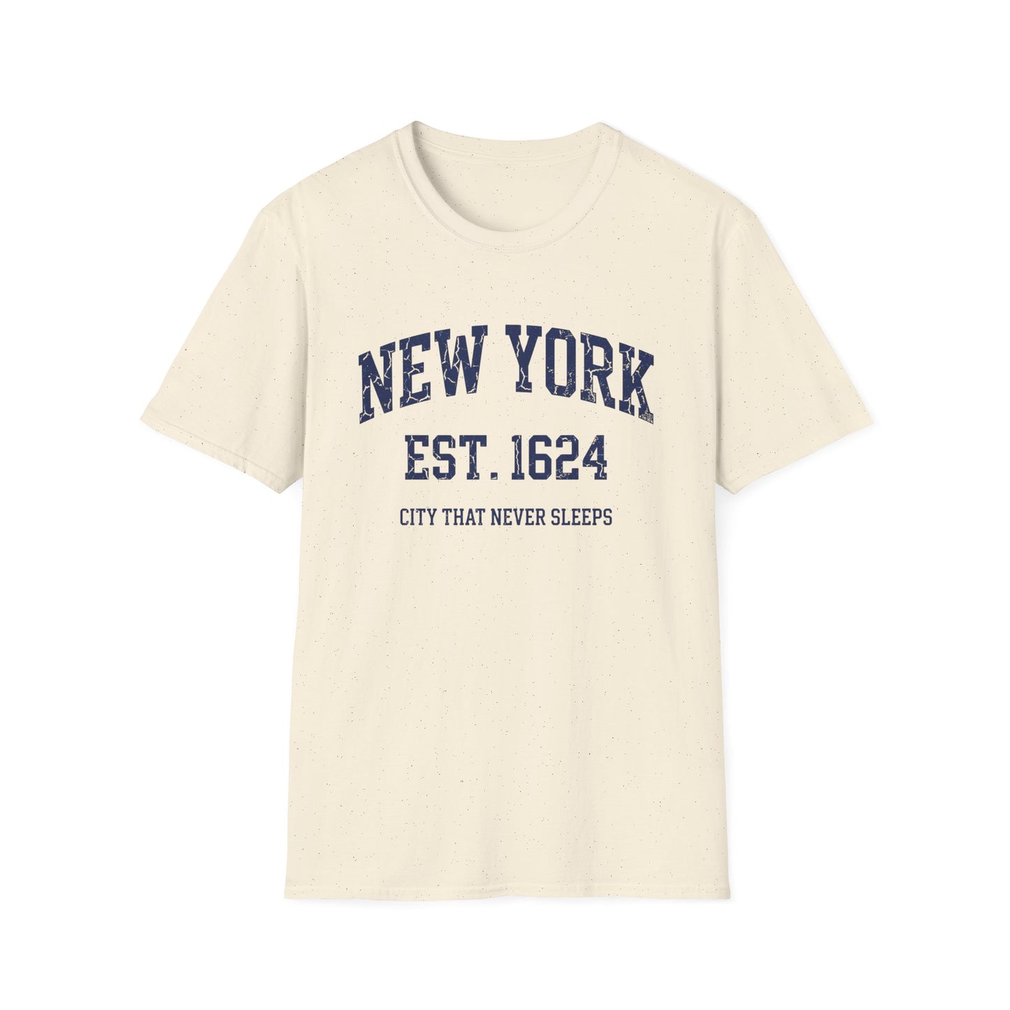 New York Unisex Vintage T-shirt "City That Never Sleeps"