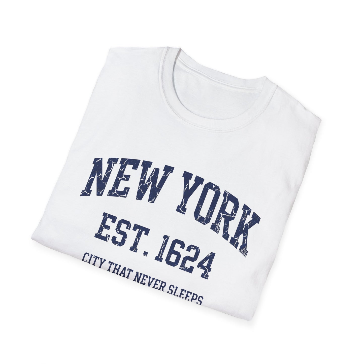 New York Unisex Vintage T-shirt "City That Never Sleeps"