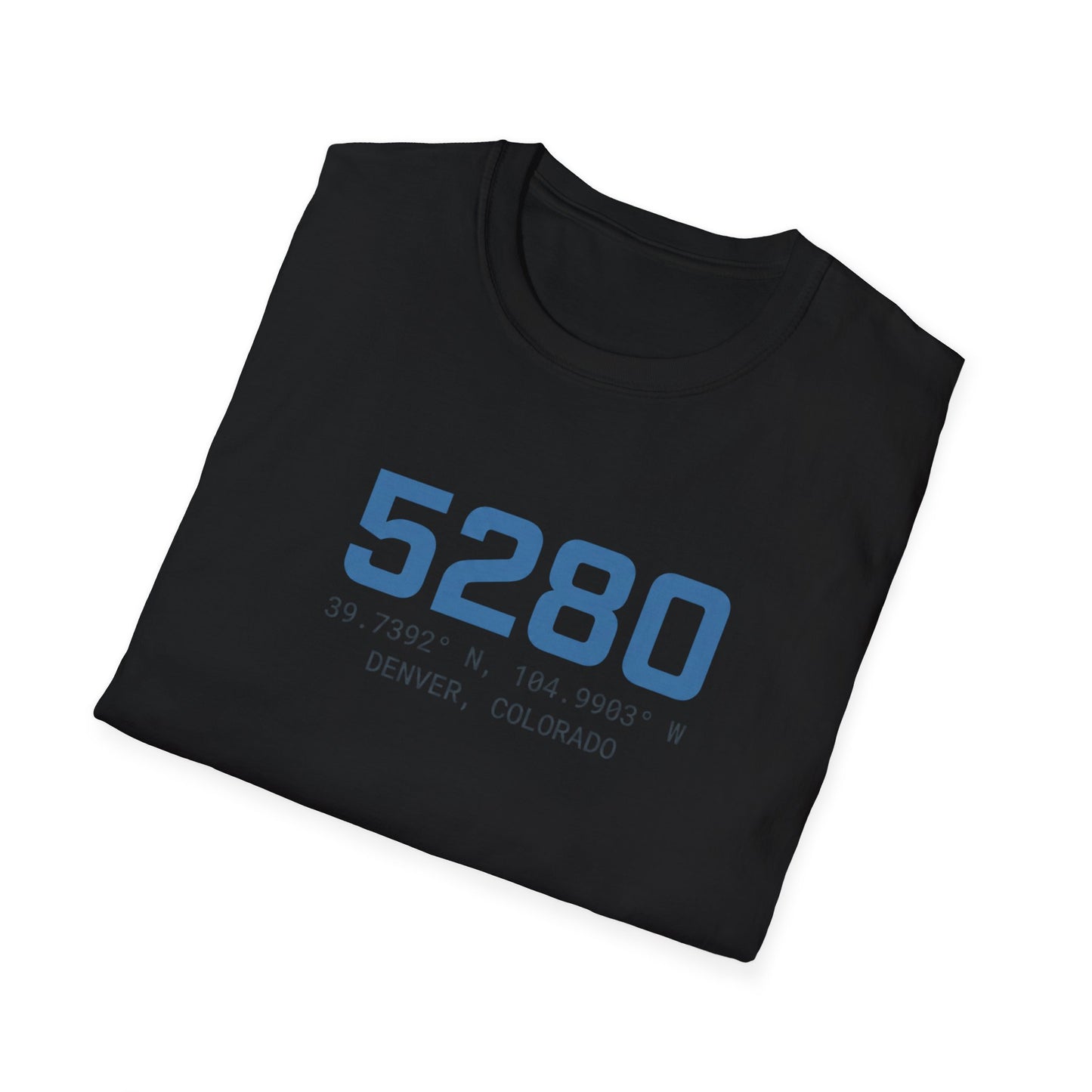 Denver, Colorado 5280 Coordinates Unisex T-shirt