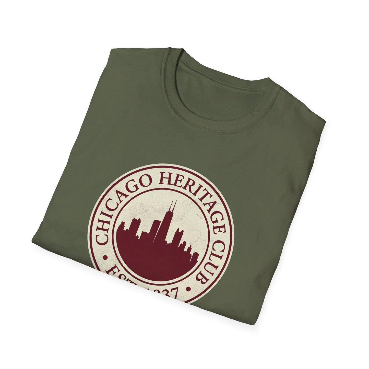 Chicago, Illinois Unisex Vintage T-shirt