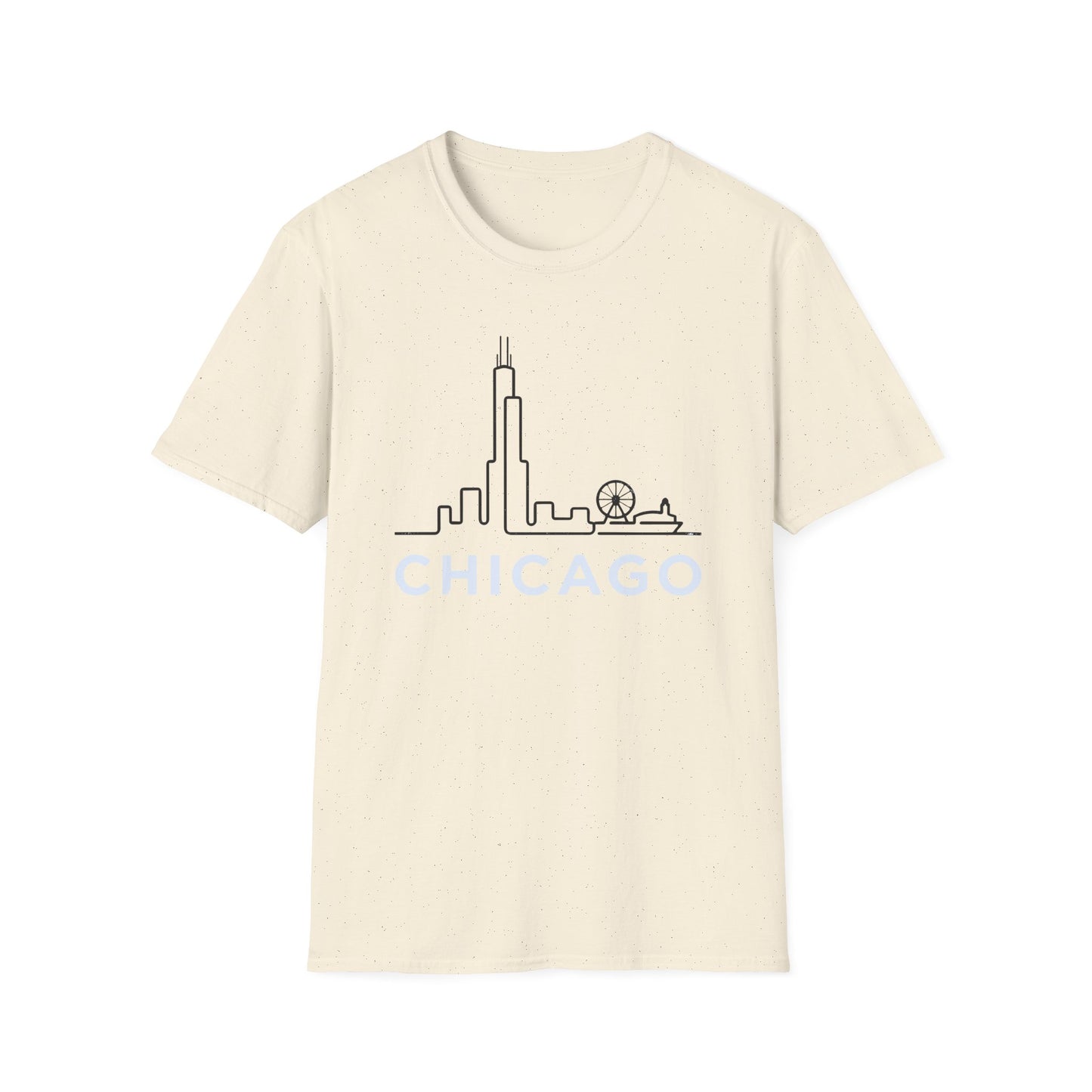 Chicago, Illinois Minimalist Unisex T-shirt