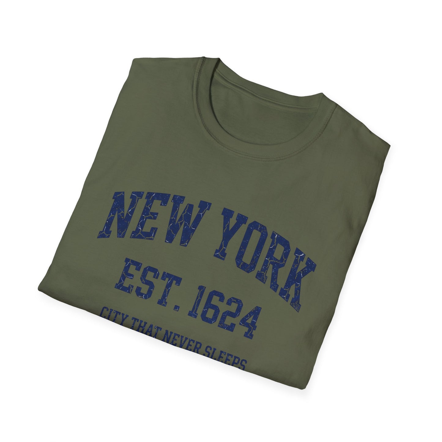 New York Unisex Vintage T-shirt "City That Never Sleeps"