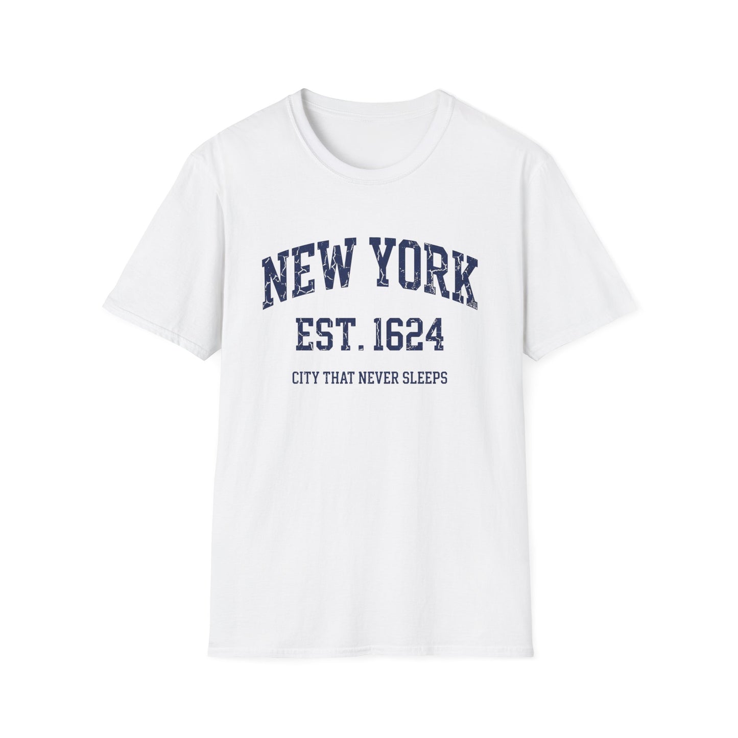 New York Unisex Vintage T-shirt "City That Never Sleeps"