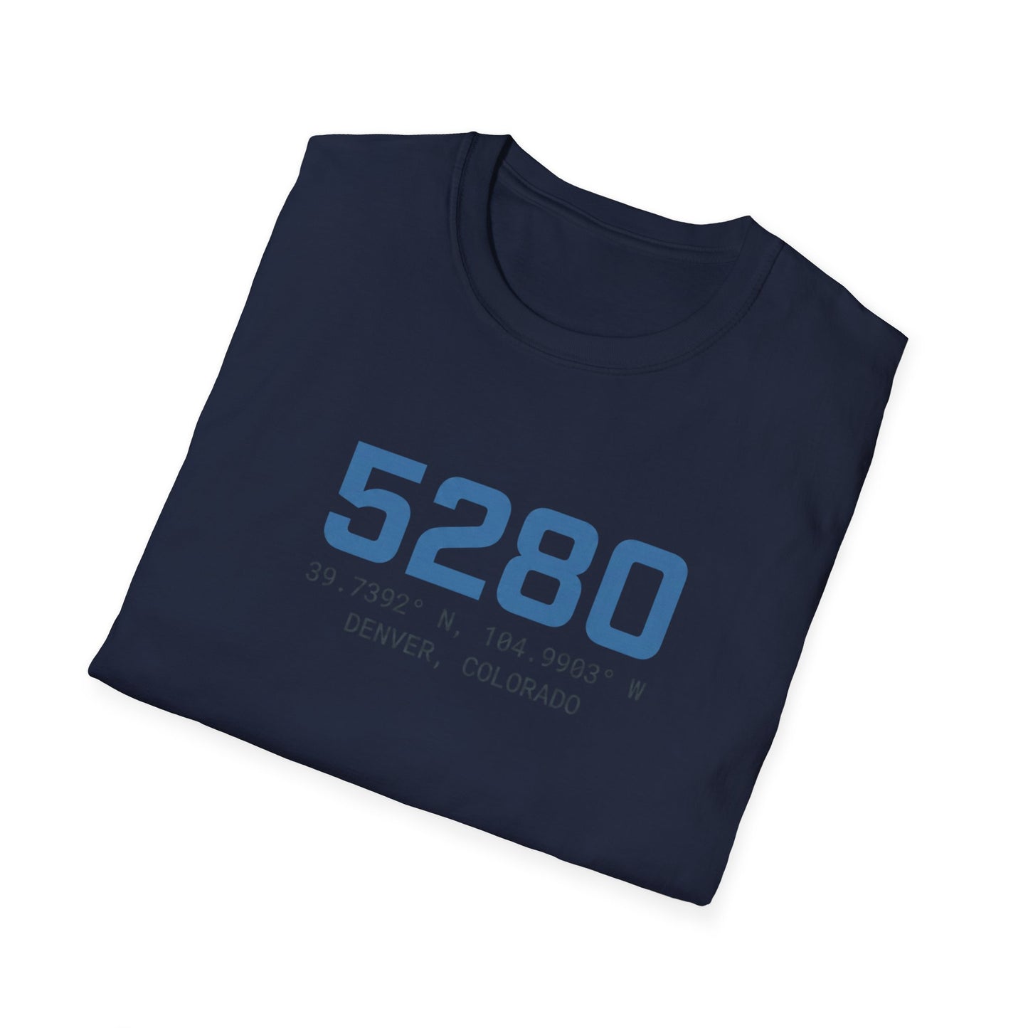 Denver, Colorado 5280 Coordinates Unisex T-shirt