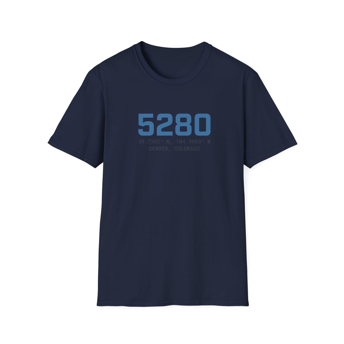 Denver, Colorado 5280 Coordinates Unisex T-shirt
