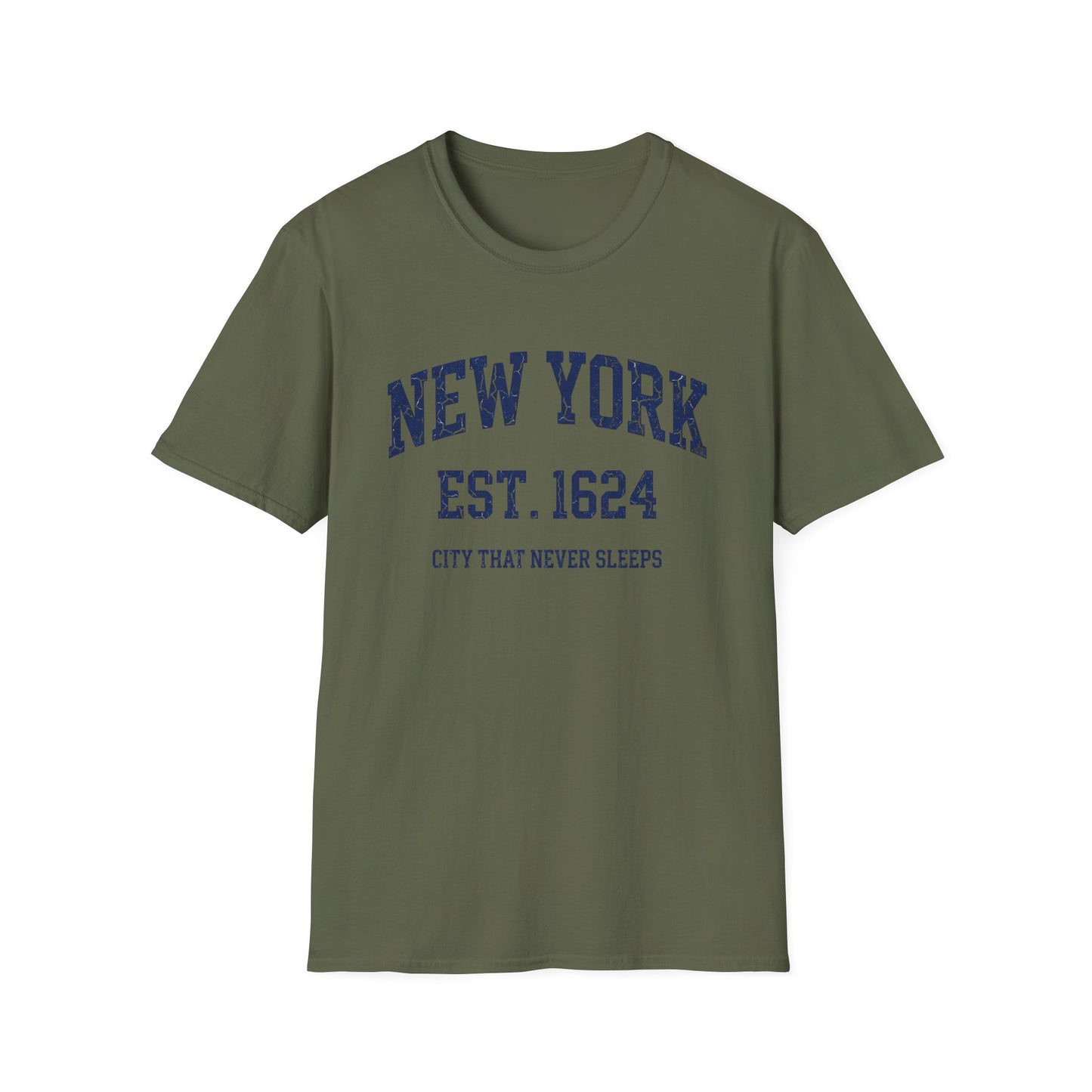 New York Unisex Vintage T-shirt "City That Never Sleeps"