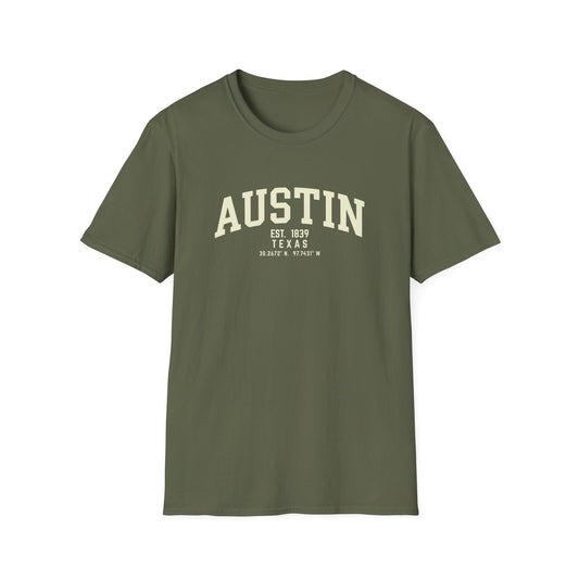 Austin, Texas Unisex Vintage T-shirt