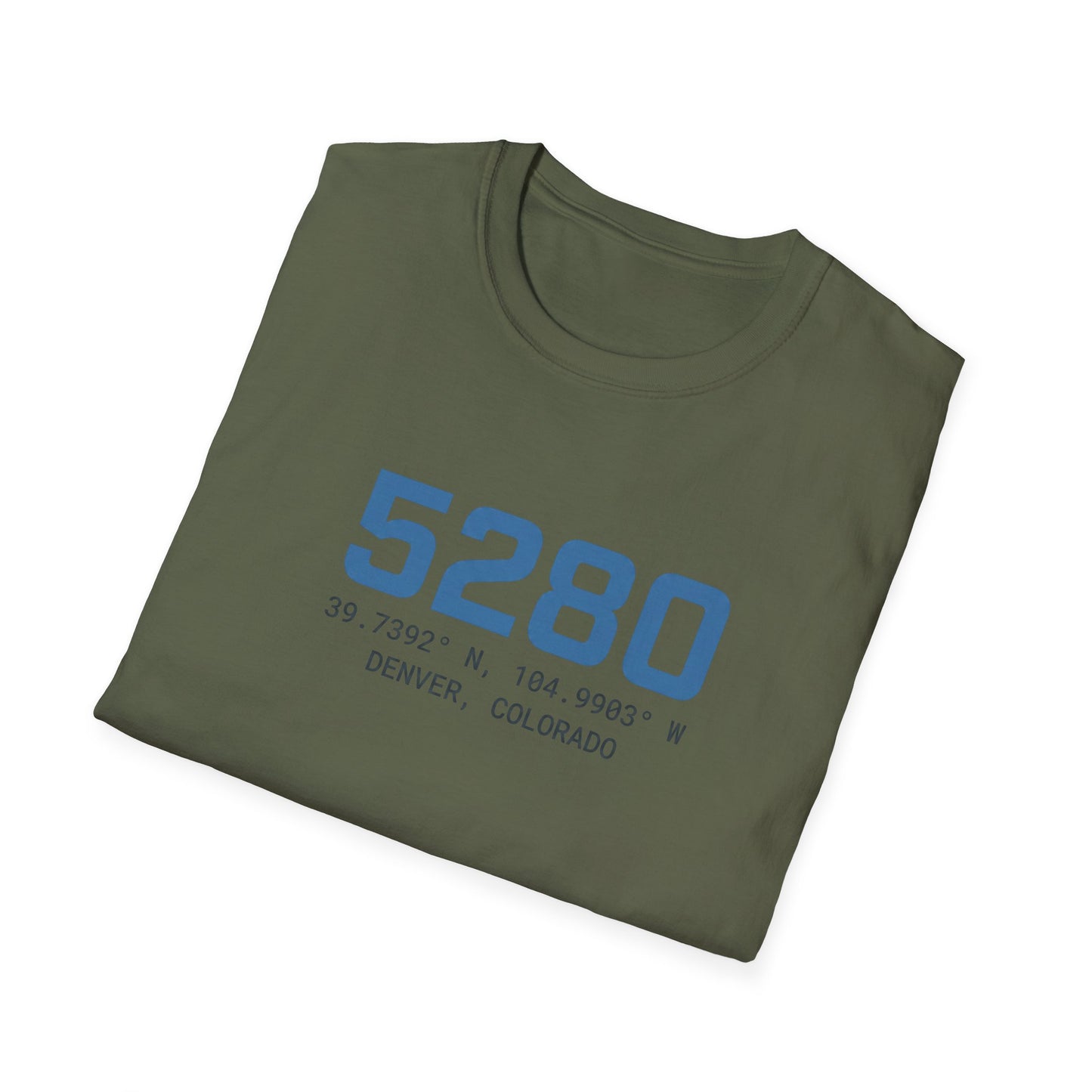Denver, Colorado 5280 Coordinates Unisex T-shirt