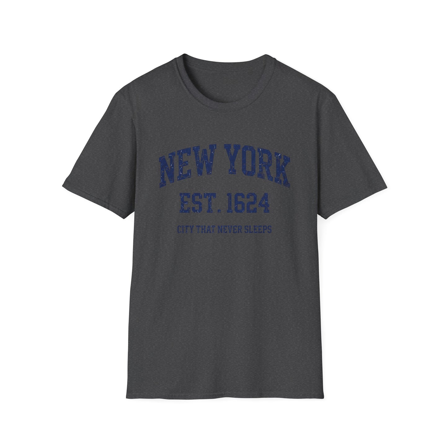 New York Unisex Vintage T-shirt "City That Never Sleeps"