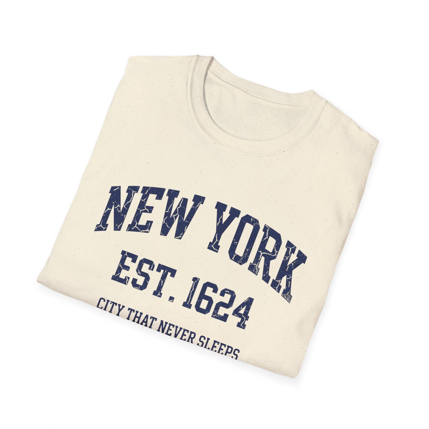 New York Unisex Vintage T-shirt "City That Never Sleeps"