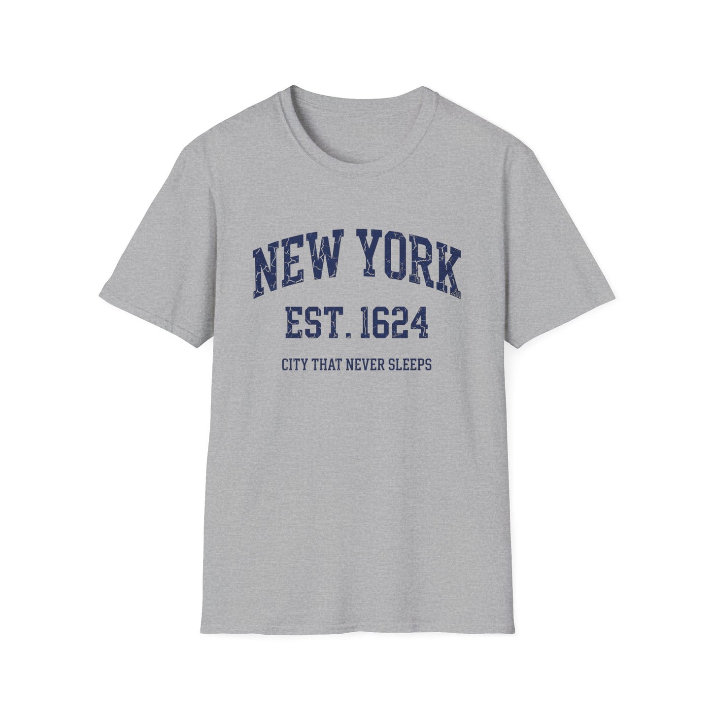 New York Unisex Vintage T-shirt "City That Never Sleeps"