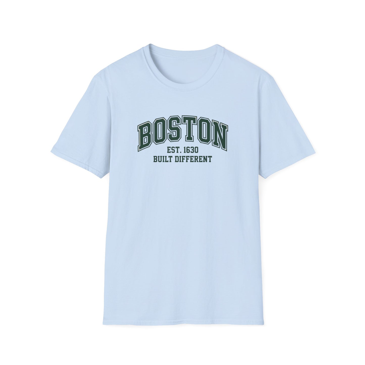 Boston, Massachusetts "Built Different" Unisex T-shirt