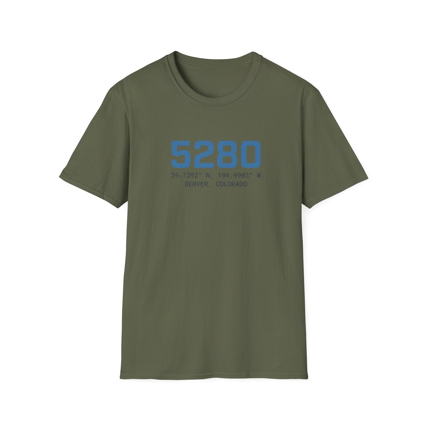 Denver, Colorado 5280 Coordinates Unisex T-shirt
