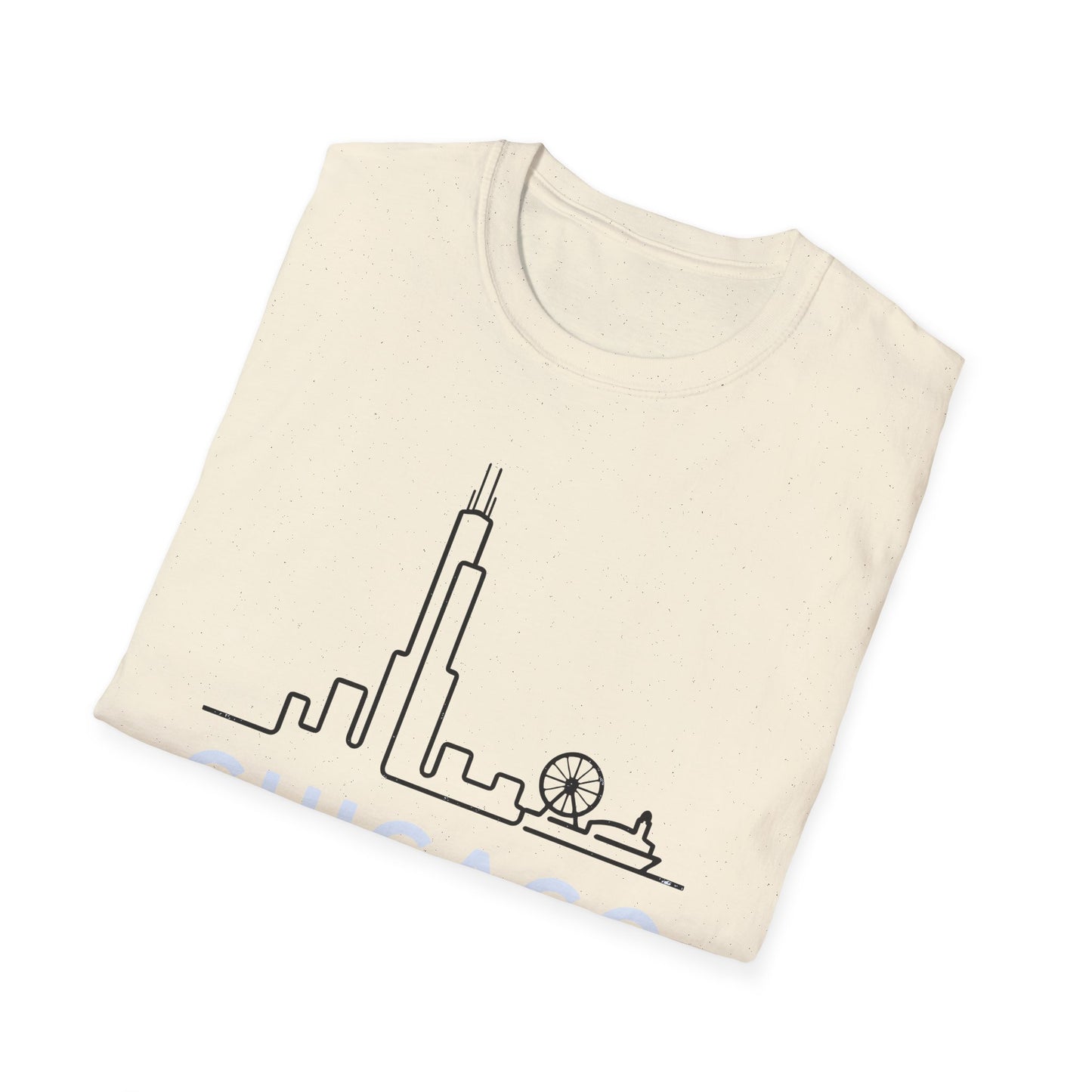 Chicago, Illinois Minimalist Unisex T-shirt