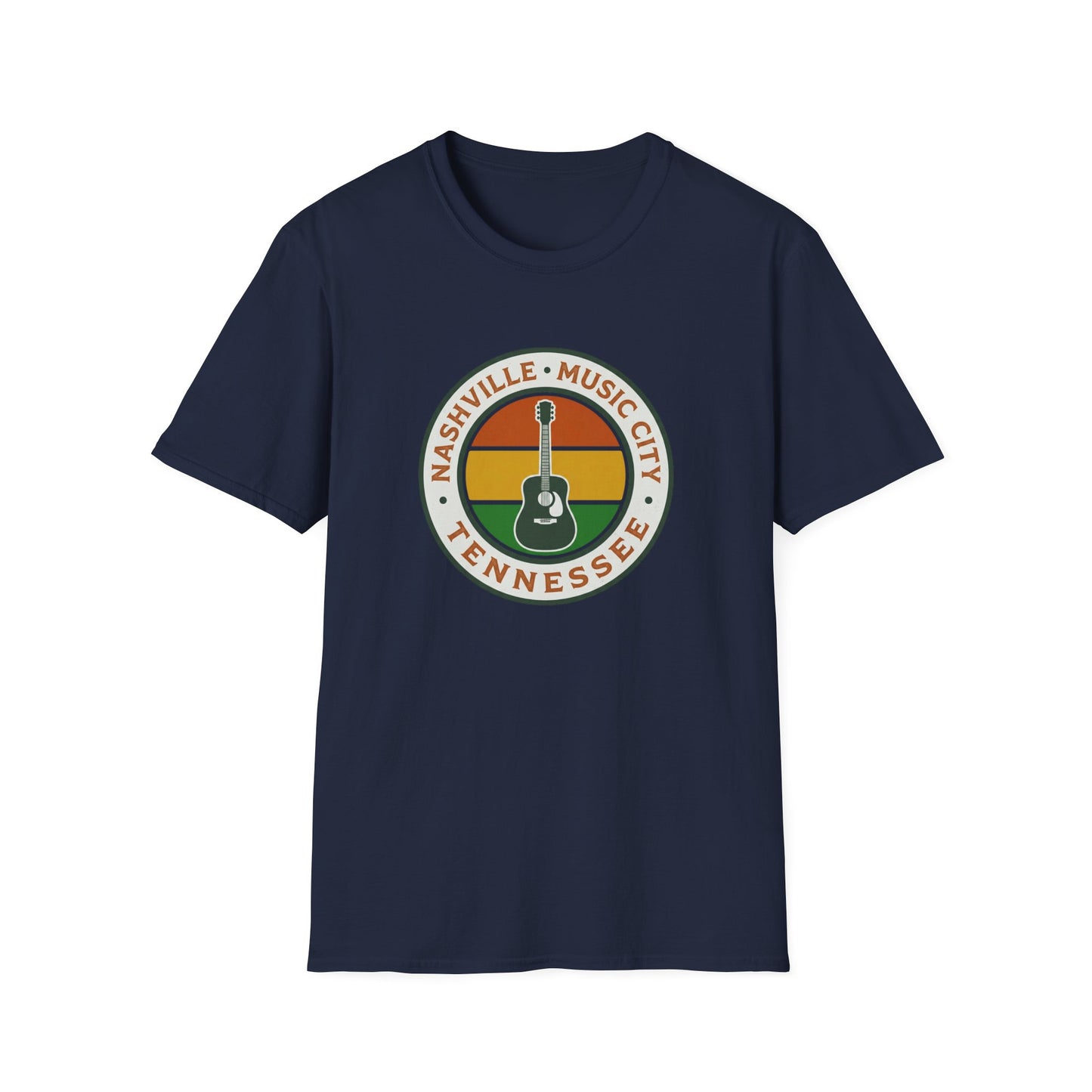 Nashville, Tennessee Unisex Vintage T-shirt Music City