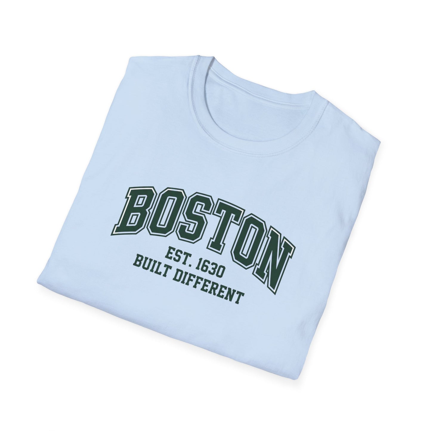 Boston, Massachusetts "Built Different" Unisex T-shirt
