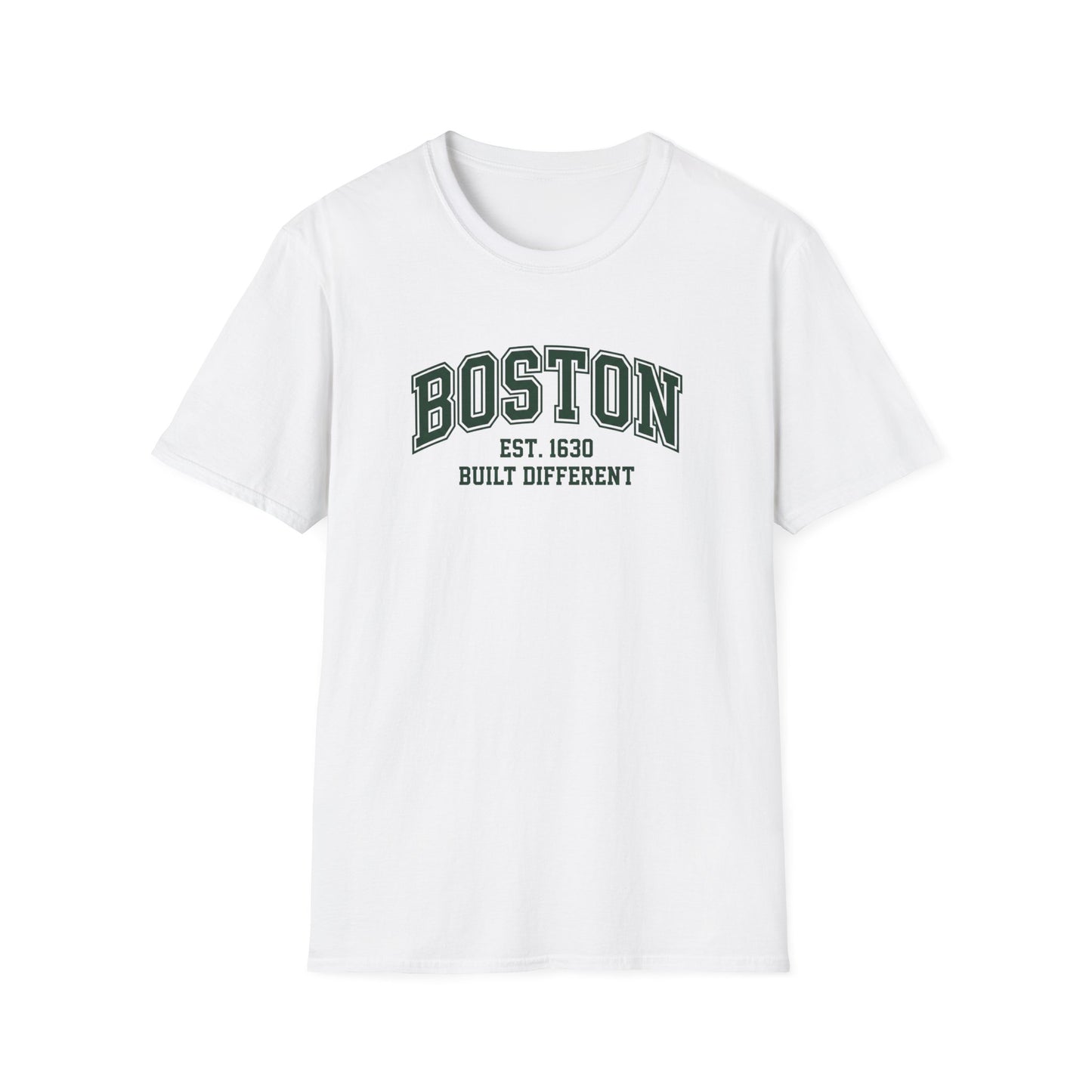 Boston, Massachusetts "Built Different" Unisex T-shirt