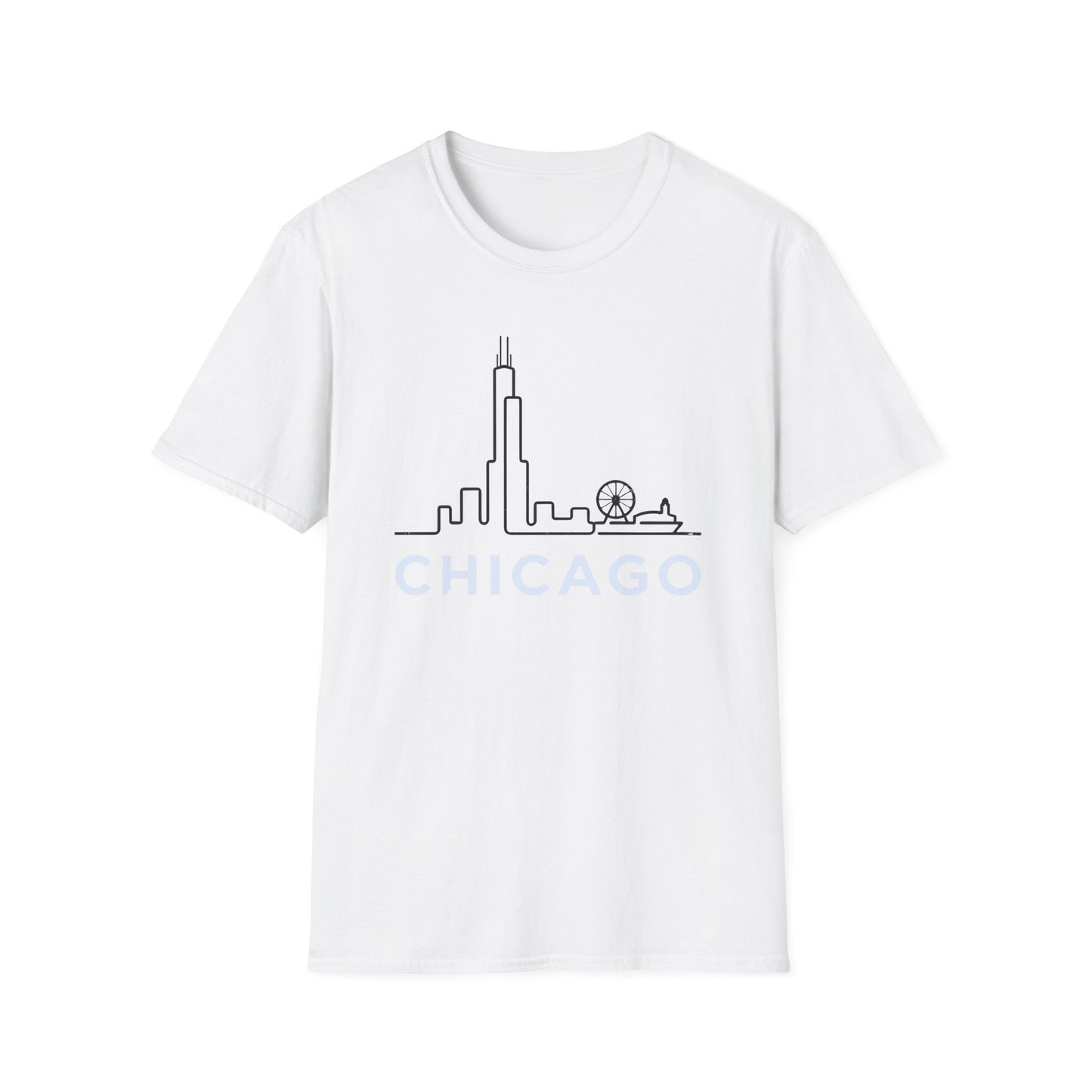 Chicago, Illinois Minimalist Unisex T-shirt